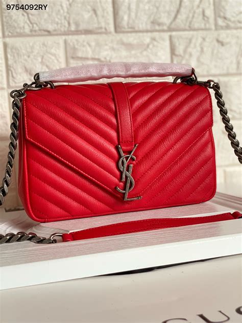 ysl red bag replica|ysl shoulder bag dupe.